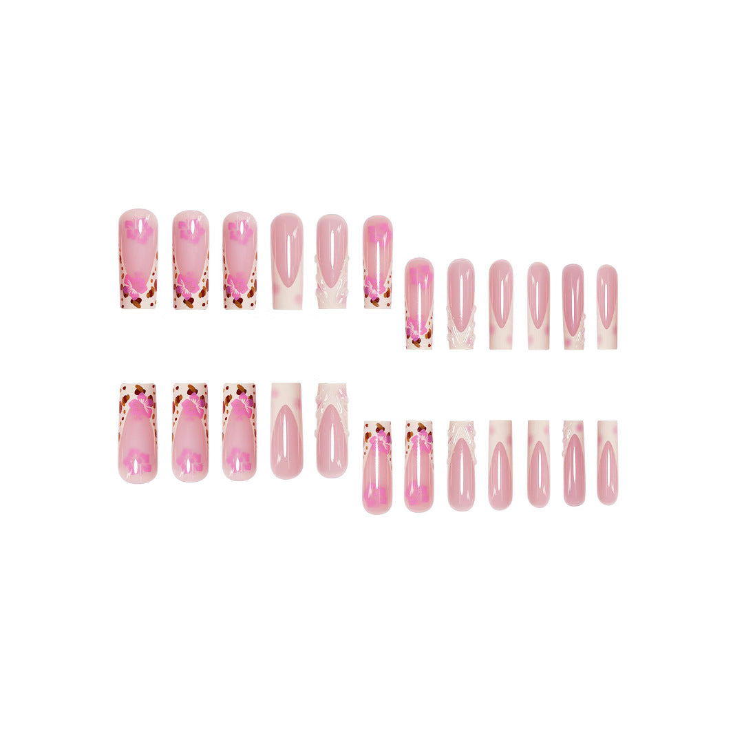 Floral Acrylnagelvergrößerungen Karnz