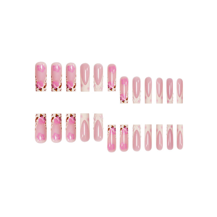 Floral Acrylnagelvergrößerungen Karnz