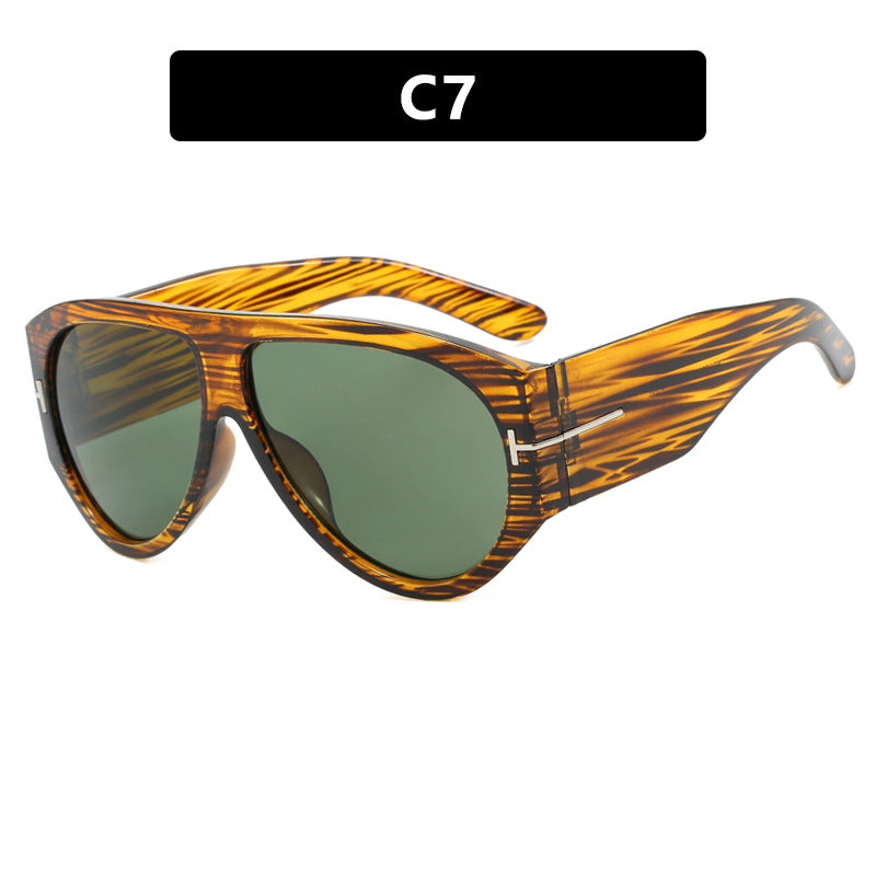 Damen modische oversized Sonnenbrille im Retro-Stil Karnz