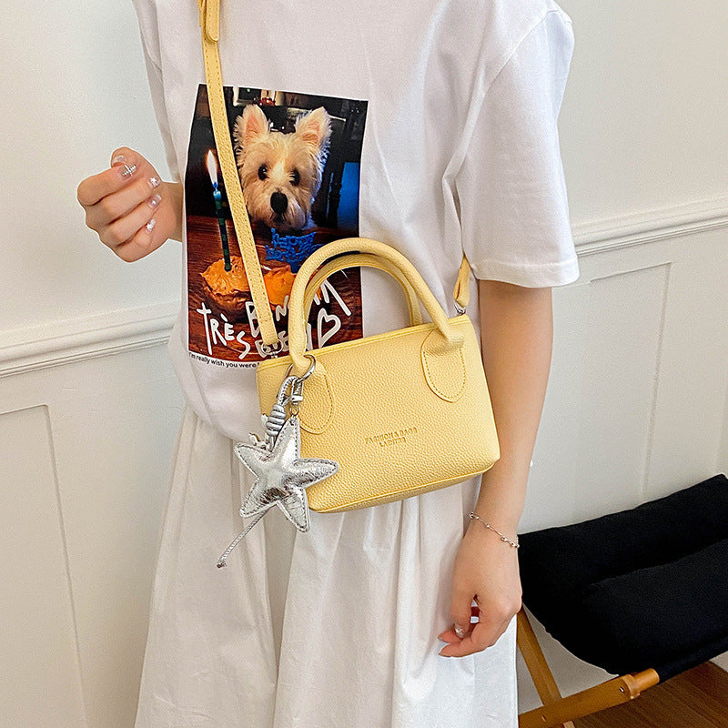 Premium Texturiertes Leder Handtasche