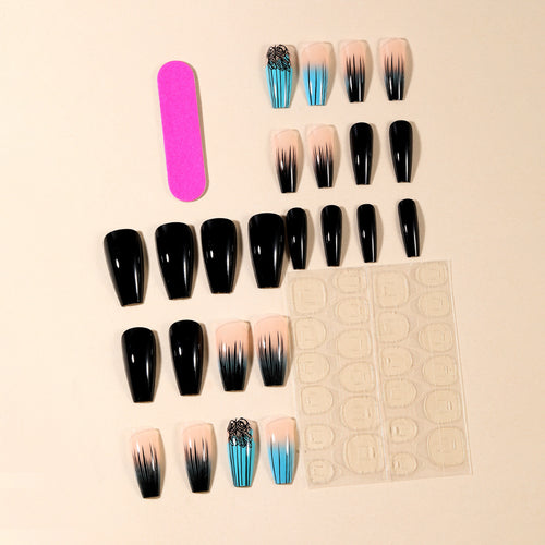 Ombre Gradient Acryl Nagel Kunst Karnz