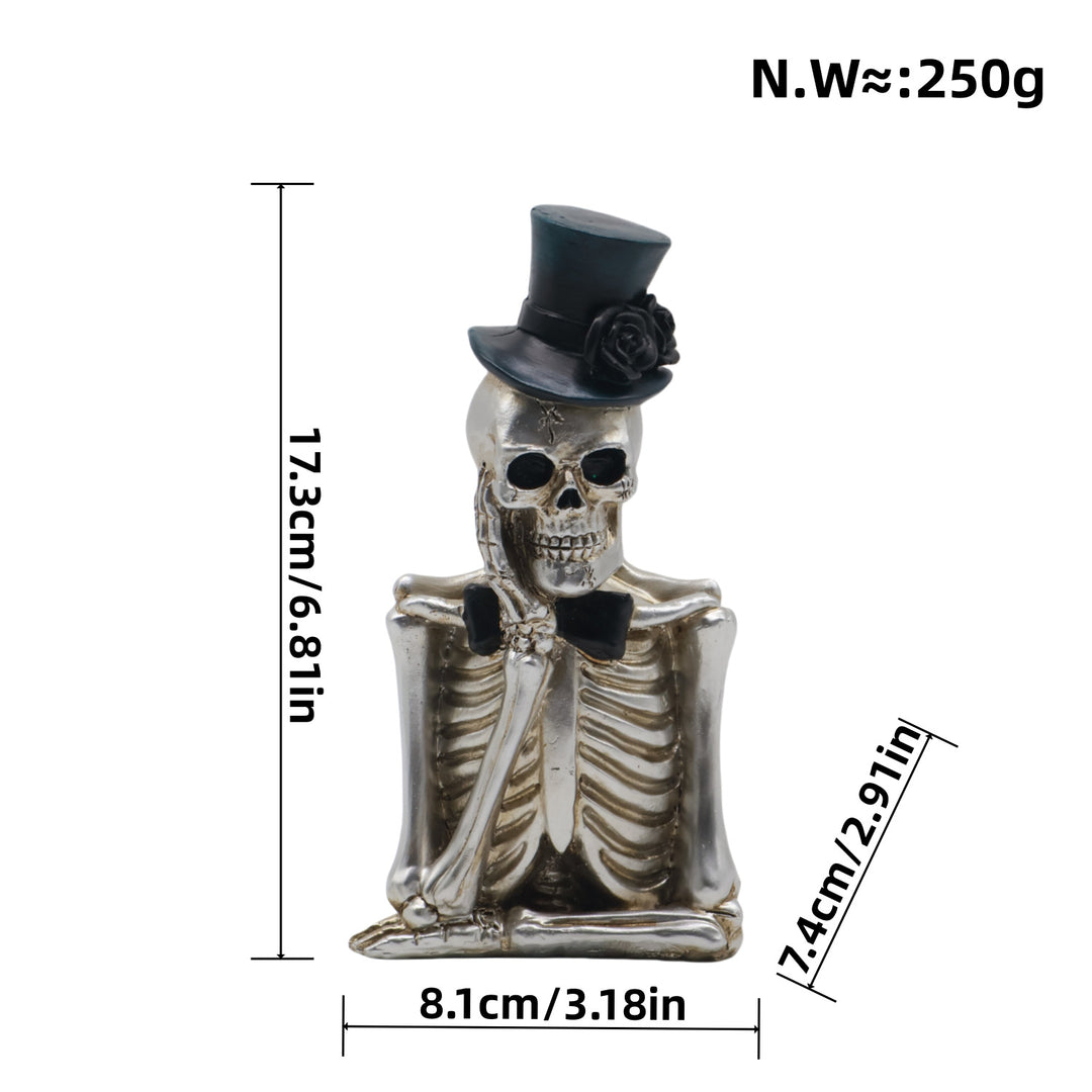 Romantische Skeletfigur Karnz