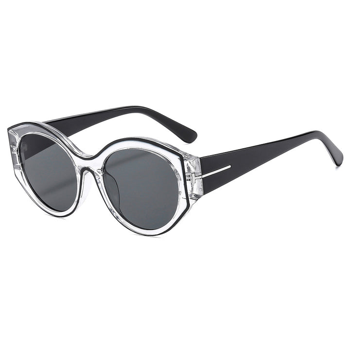 Damen Cat-Eye Sonnenbrille mit extravagantem Rahmen und UV-Schutz Karnz