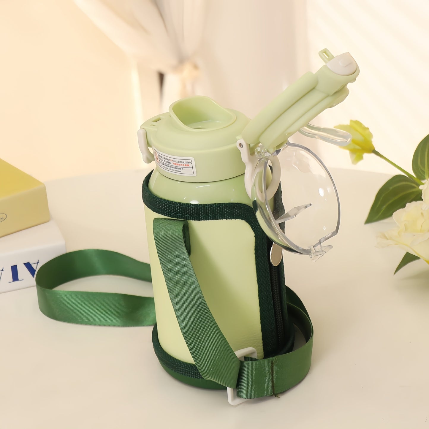 Damen Isolierte Trinkflasche mit kinderfreundlichem Design und verstellbarem Tragesystem Karnz