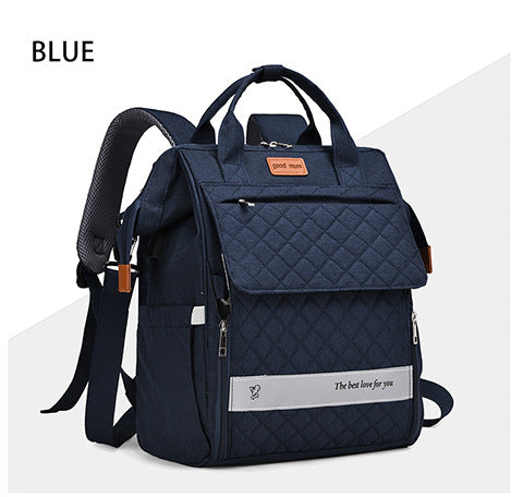 Gep quilteter Multifunktions-Rucksack Karnz