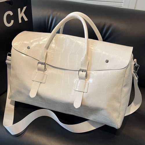 Premium Krokodiltextur Reise-Dufflebag