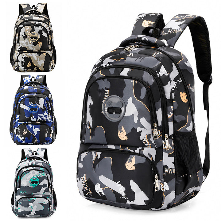 Trendige stilvolle Grafik Rucksack Karnz