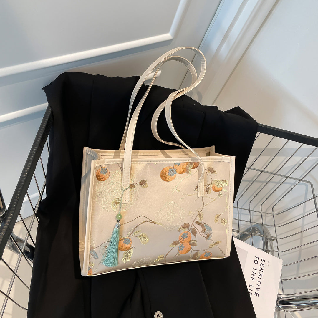 Bestickte Schmetterlingsmuster-Handtasche Karnz