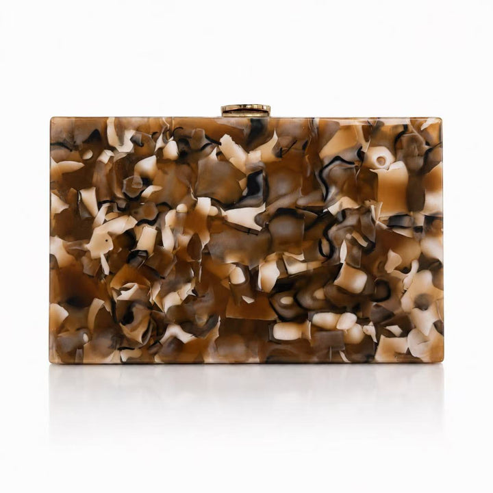 Künstlerische Acryl Abend Clutch