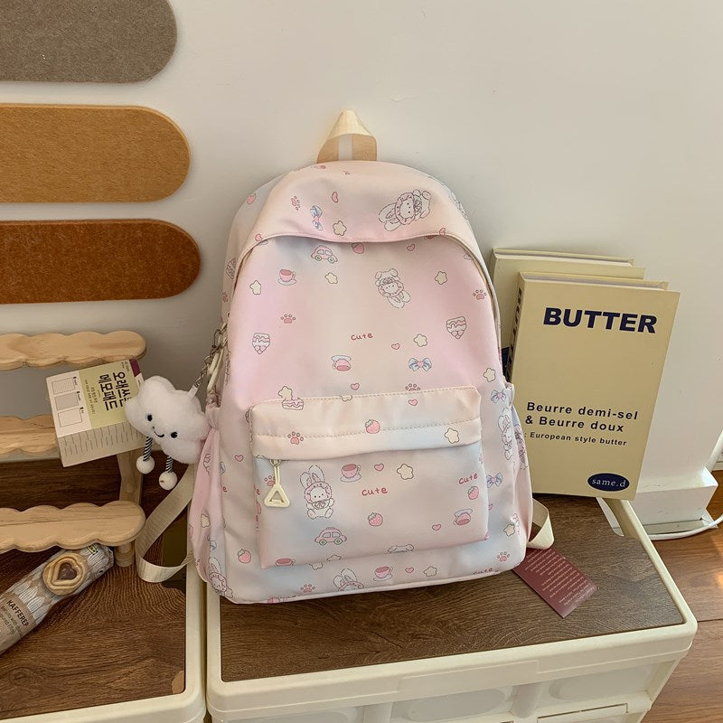 Spaß Charakter Druck Rucksack