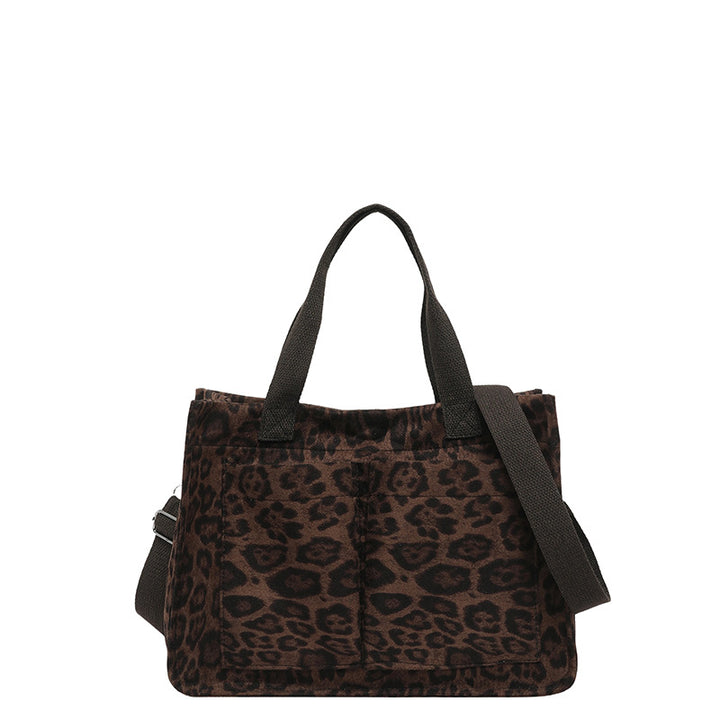 WoChic Leopardenmuster Utility Tragetasche Karnz