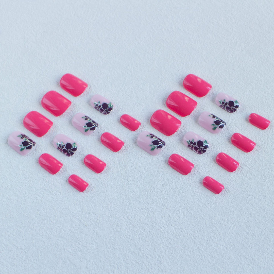 Floral Art Acryl Nageldesign Set