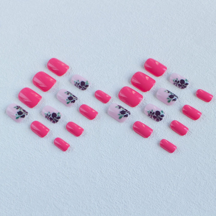 Floral Art Acryl Nageldesign Set
