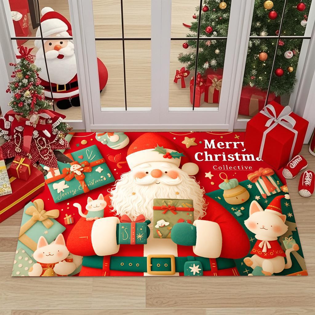 Festlicher, weihnachts thematischer dekorativer Fußmatte Karnz
