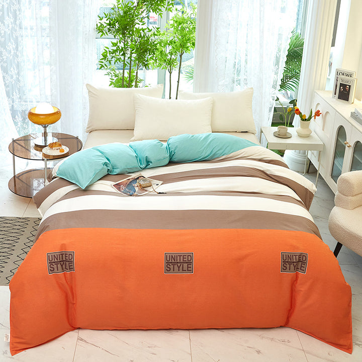 Elegantes Blumendesign Bettwäsche Set