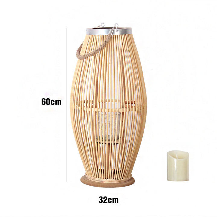 Elegante Rattan-Laterne Karnz