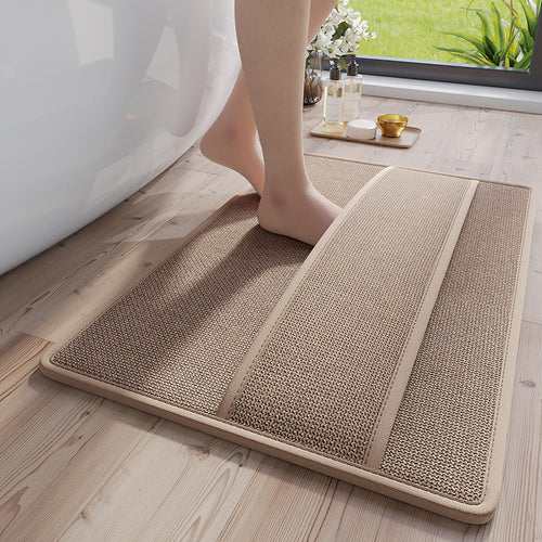 Schnelltrocknende saugfähige Badematte