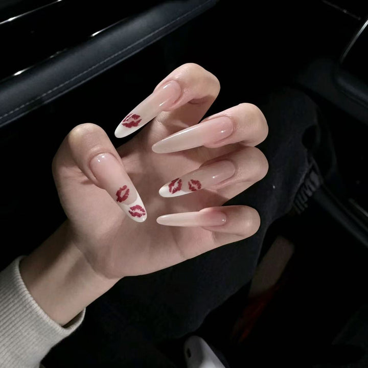 Künstlerische Lange Stiletto-Nagelverzierungen Karnz