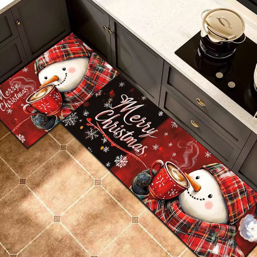 Weihnachtsmotiv Küchenläufermatte für Zuhause
