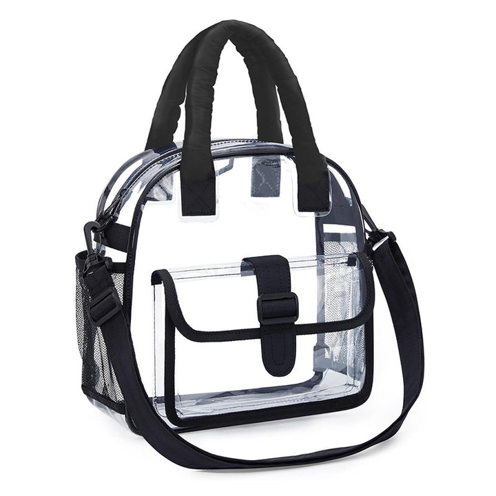 Transparente Handtasche mit Multitaskingfähigem Innenfach Karnz