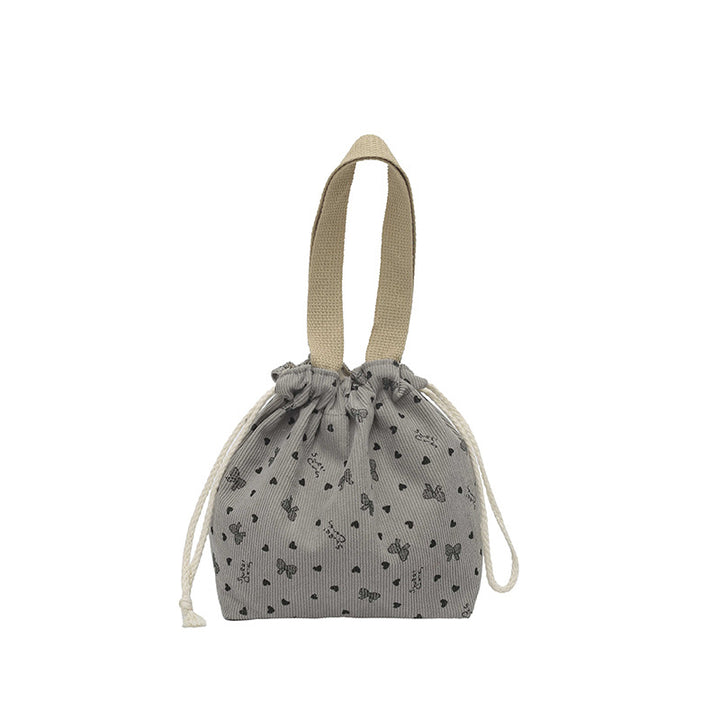 WoTextured Drawstring Mini Tasche Karnz