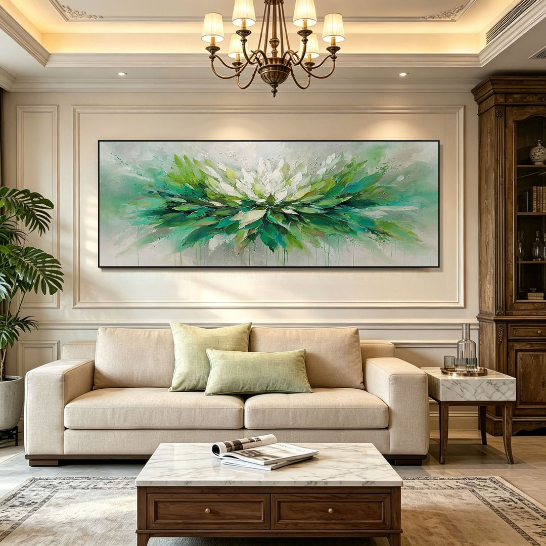 Künstlerische Florale Leinwand Wanddekoration
