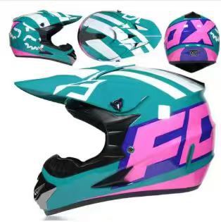 Vollgesicht-Motocross-Helm mit verlängertem Visier und verstärktem Kinnschutz Karnz