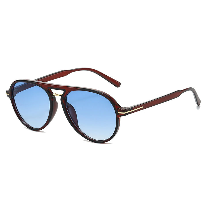 Modebewusste Schild-Sonnenbrille Karnz