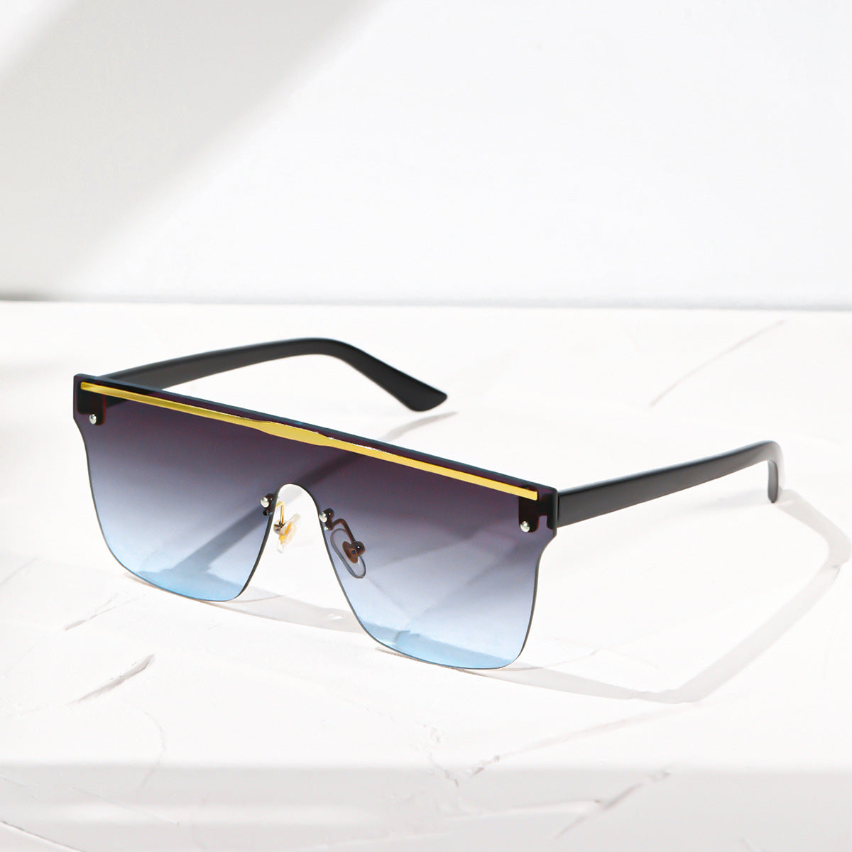 Damen trendy visuelle Sonnenbrille Karnz