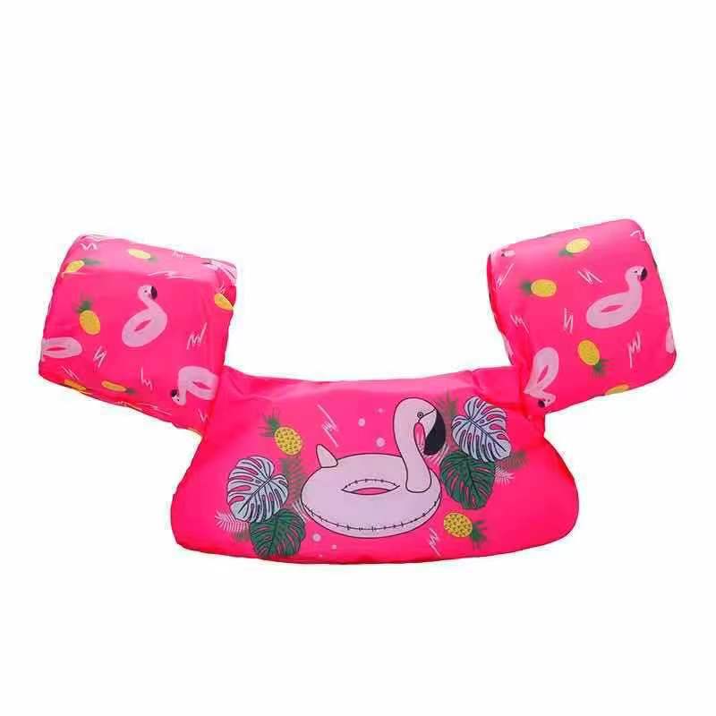 Damen Aufblasbare Schwimmhilfe mit farbigem Flamingo-Design Karnz