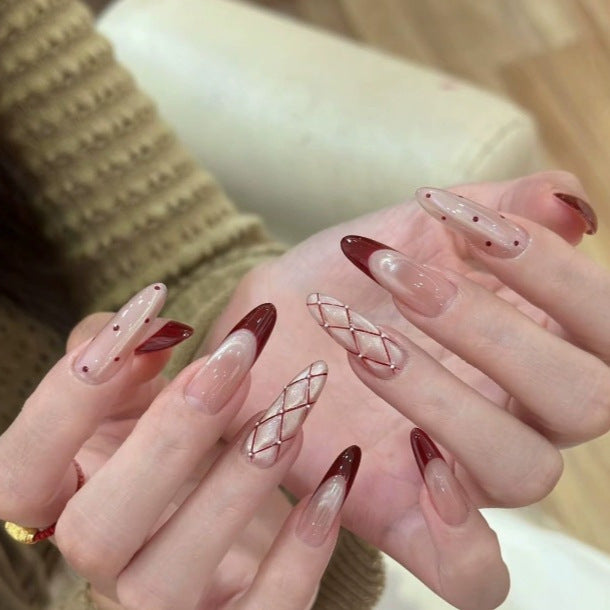 Elegante Stiletto Nagelkunst Verbesserungen Karnz
