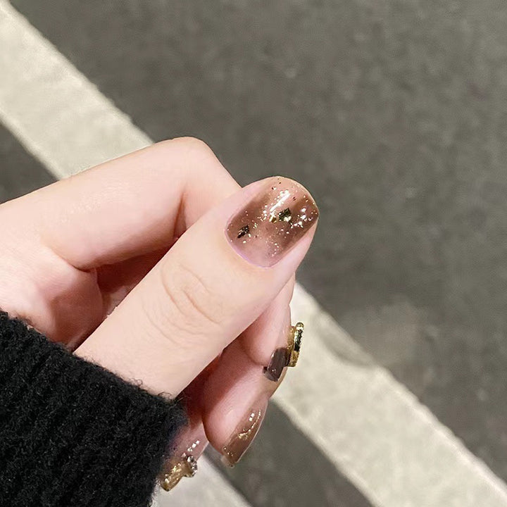 Exquisite Glitzer-Nagelkunst Karnz