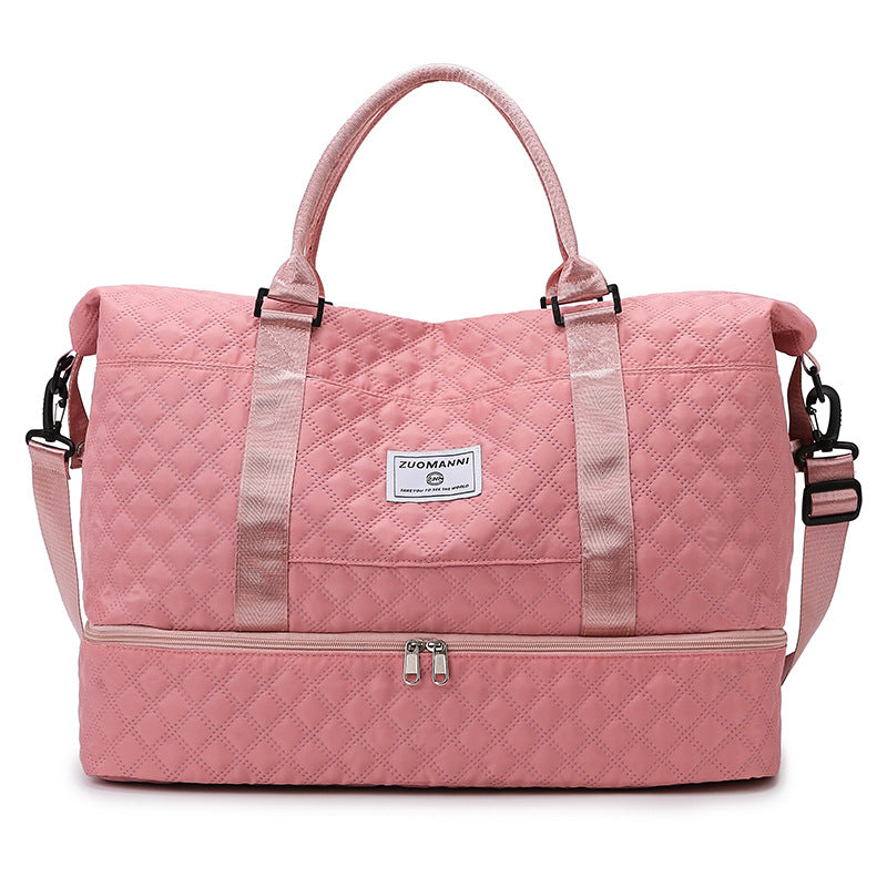 Stilvolle gesteppt Reis-Duffle Karnz