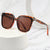 Damen Oversized-Sonnenbrille mit modischem Muster Karnz