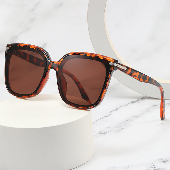Damen Oversized-Sonnenbrille mit modischem Muster Karnz