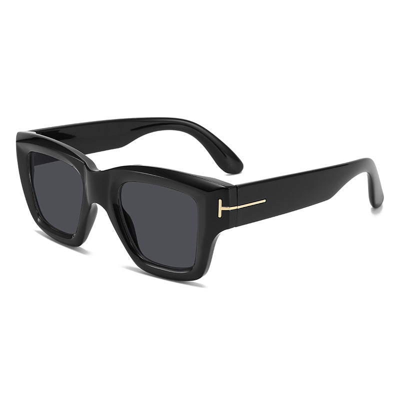 Damen modische quadratische Sonnenbrille mit UV-Schutz und elegantem Design Karnz