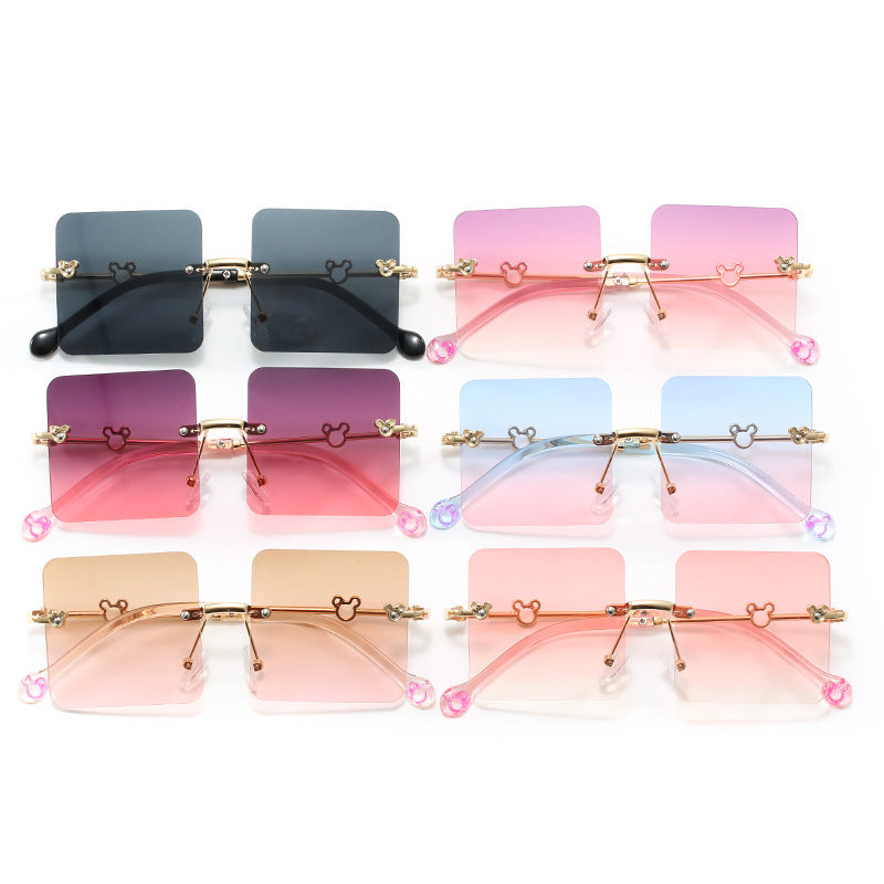 Damen quadratische Sonnenbrille mit luxuriösem, hochwertigem Rahmen Karnz