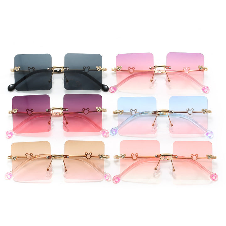 Damen quadratische Sonnenbrille mit luxuriösem, hochwertigem Rahmen Karnz