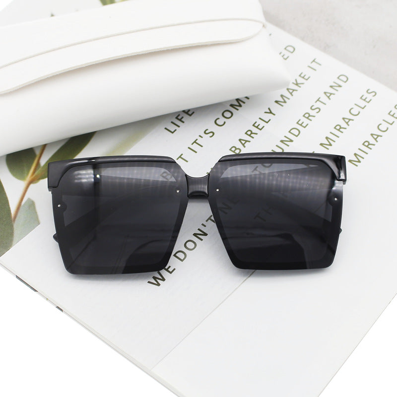 Damen große Geometrische Sonnenbrille Karnz