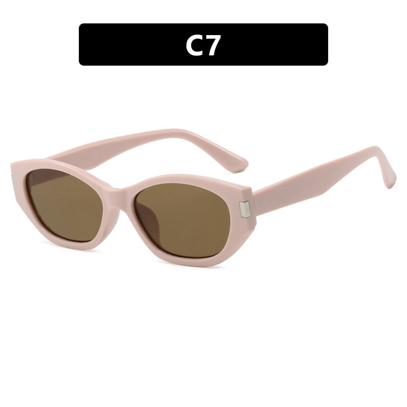 Damen modische Katzenaugen-Sonnenbrille mit eleganten Gläsern Karnz