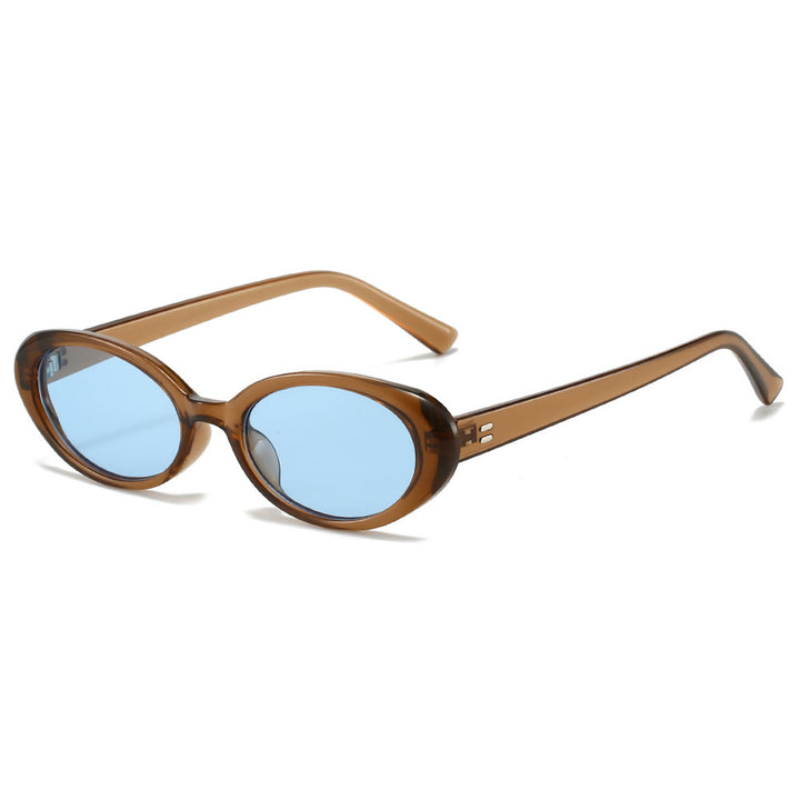 Klassische ovale Rahmen-Sonnenbrille Karnz