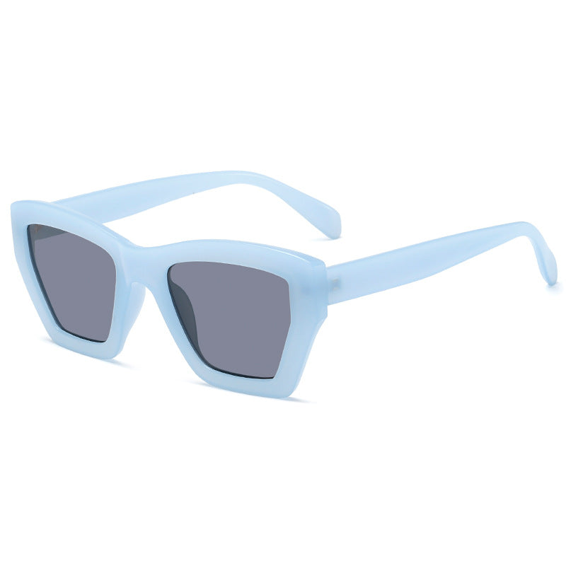 Damen trendige Sonnenbrille im modernen geometrischen Design Karnz