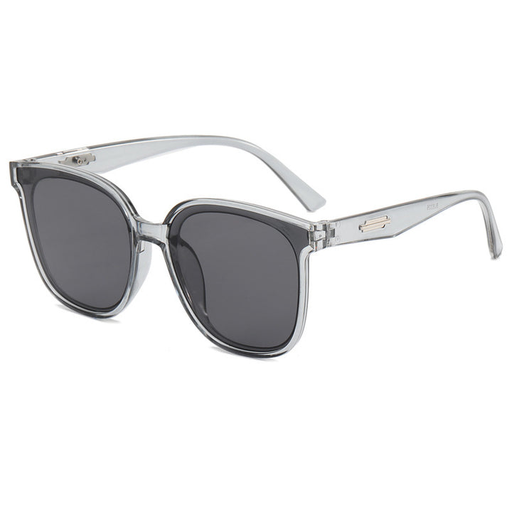Damen stylische Sonnenbrille mit breitem Rahmen und UV-Schutz Karnz