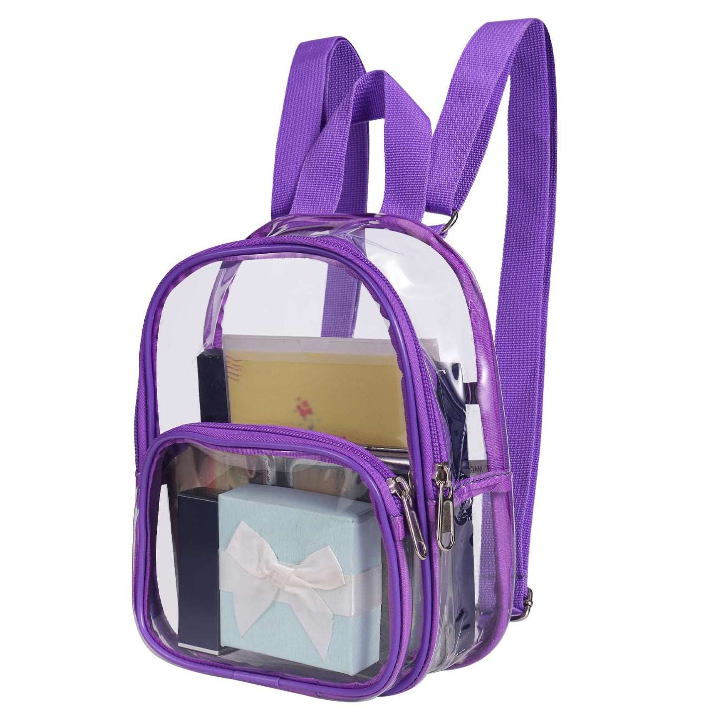 Unisex durchsichtiger Rucksack mit mehreren Fächern Karnz