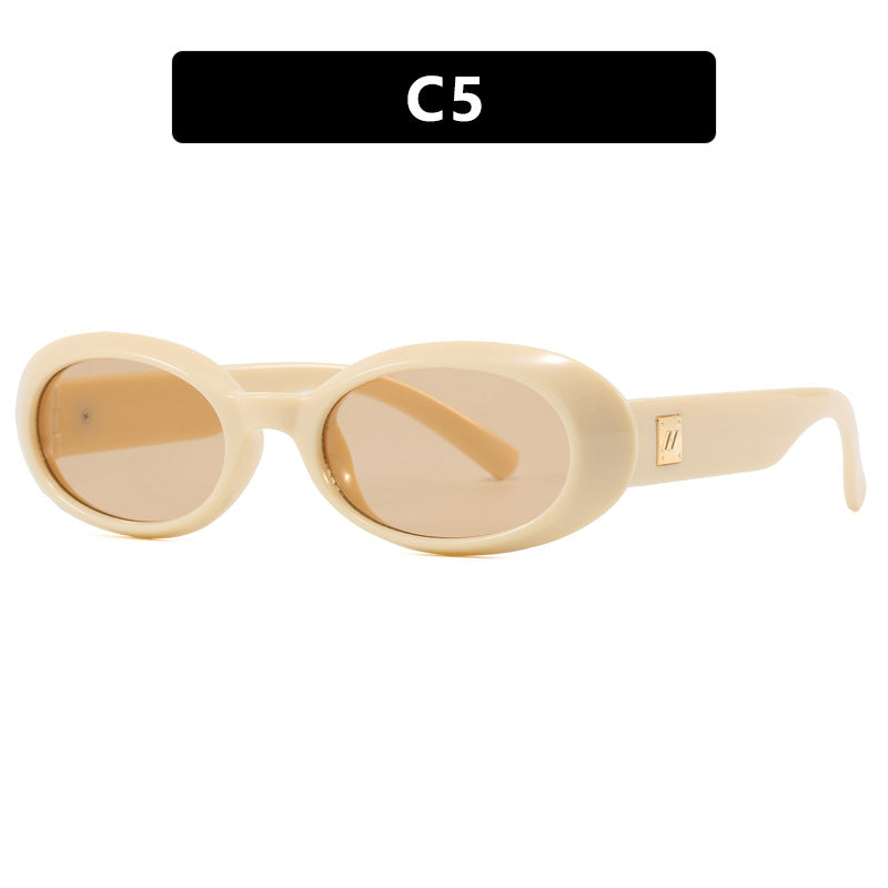 Damen exklusive Sonnenbrille im eleganten Ovaldesign Karnz