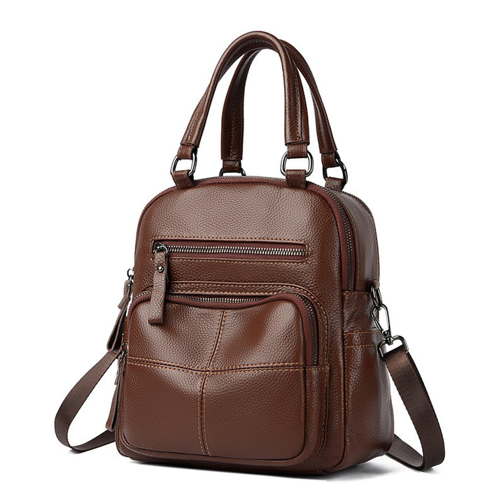 Multifunktionale Lederhandtasche Karnz