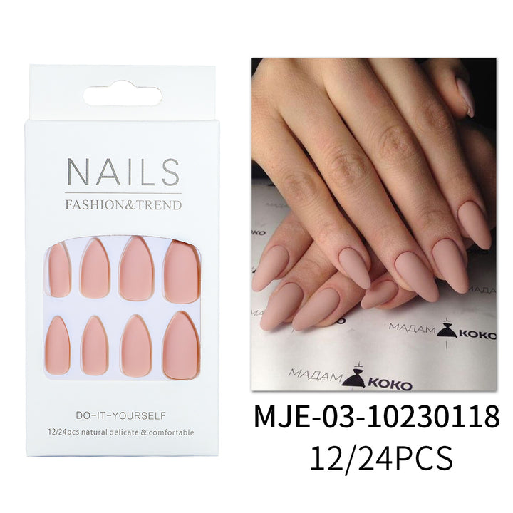 Professionelle mandelförmige Press-On-Nagelspitzen Karnz
