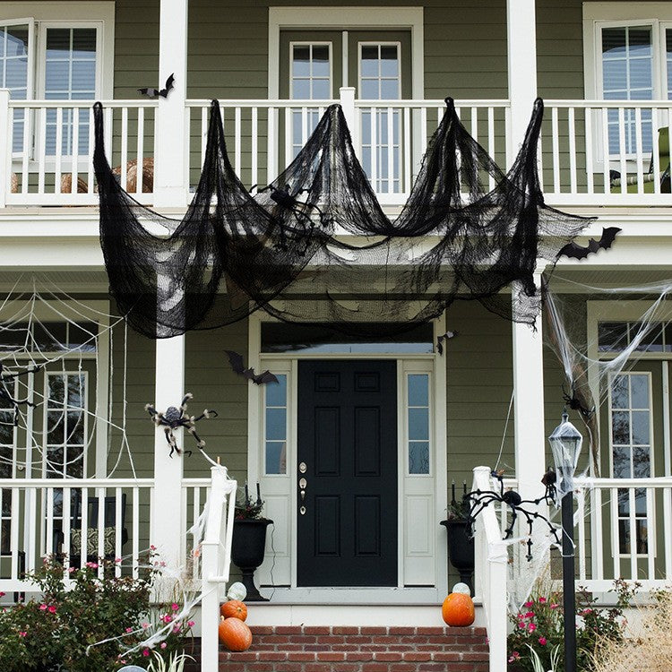 Dekorative Halloween-Spinnennetz-Stoff Karnz