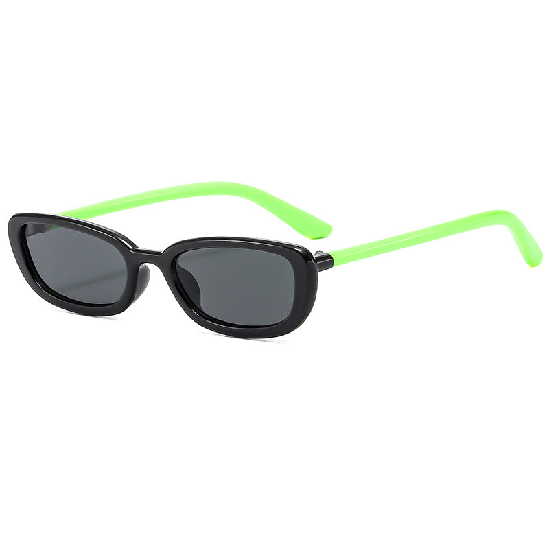 Damen stylische Oval-Sonnenbrille Karnz