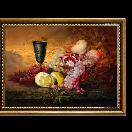 Klassischer Stillleben Kunstdruck